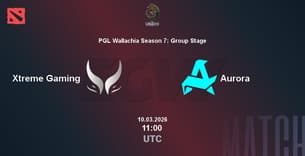 Xtreme Gaming VS Aurora