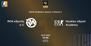ROA eSports e.V. VS Huskies eSport Academy