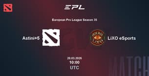 Astini+5 VS LiXO eSports