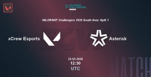xCrew Esports VS Asterisk xCrew Esports VS Asterisk