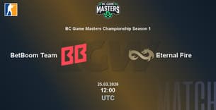 BetBoom Team VS Eternal Fire