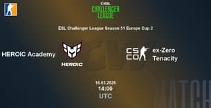 HEROIC Academy VS ex-Zero Tenacity