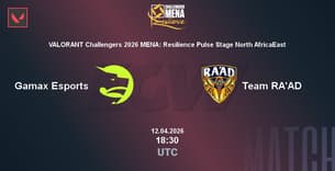 Gamax Esports VS Team RA'AD