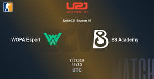 WOPA Esport VS B8 Academy WOPA Esport VS B8 Academy