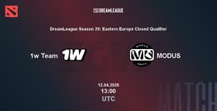 1w Team VS MODUS