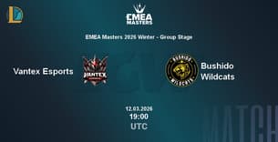Vantex Esports VS Bushido Wildcats