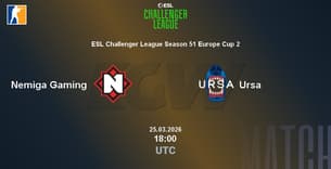 Nemiga Gaming VS Ursa Nemiga Gaming VS Ursa