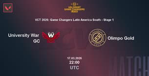 University War GC VS Olimpo Gold