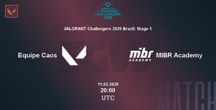 Equipe Caos VS MIBR Academy