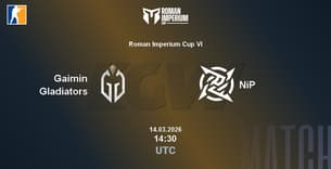 Gaimin Gladiators VS NiP