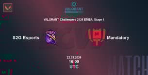 S2G Esports VS Mandatory S2G Esports VS Mandatory