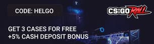 CSGORoll Code Promo 2026 "HELGO" & Obtenez 3 Boîtes Gratuites +10% Bonus de Dépôt