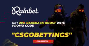 Промокод Rainbet "CSGOBETTINGS" та бездепозитний бонус: чи варто воно того?