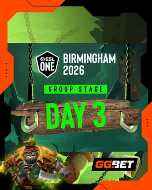 Resultados do 3º dia da fase de grupos do ESL One Birmingham 2026 e programação do 4º dia.