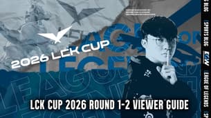 Guide du téléspectateur de la LCK Cup 2026 Round 1-2 : Dates, horaires, format, participants