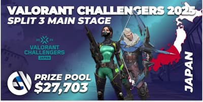 VALORANT Challengers 2025 Japan: Split 3 Main Stage
