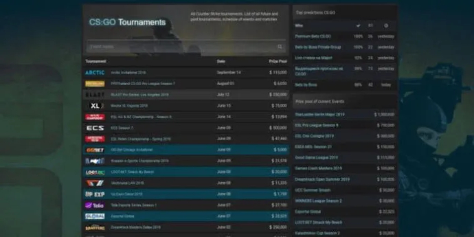 Game-Tournaments.com: Recenzja strony eSportowej. Fot.1