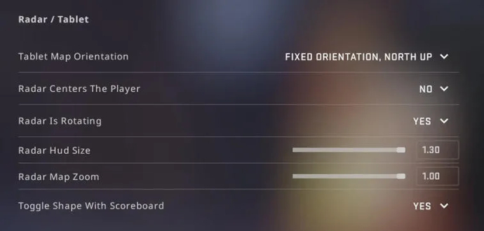 CS:GO Console Commands for Radar Setting. Photo 1