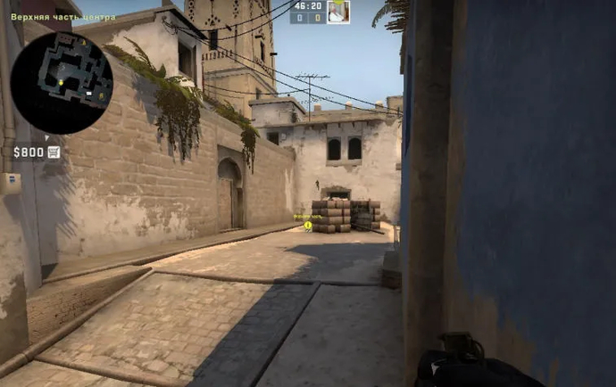 Fume no meio do mapa Mirage. Photo 1