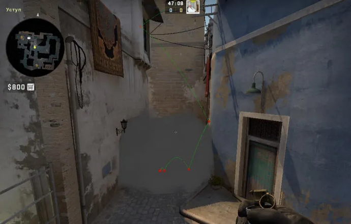 Smoking short from middle on the map Mirage. Photo 8