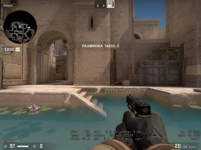 Guia para o layout de um bombsite no mapa Anubis. Photo 1