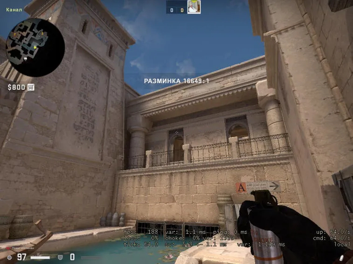 Guia para o layout de um bombsite no mapa Anubis. Photo 6