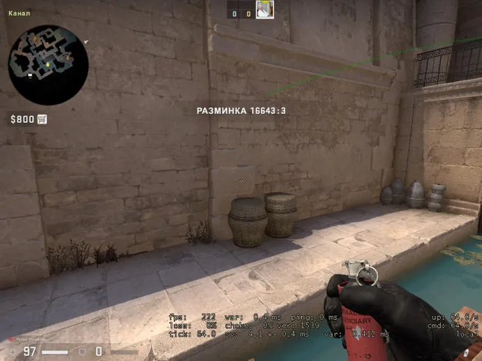 Guia para o layout de um bombsite no mapa Anubis. Photo 12