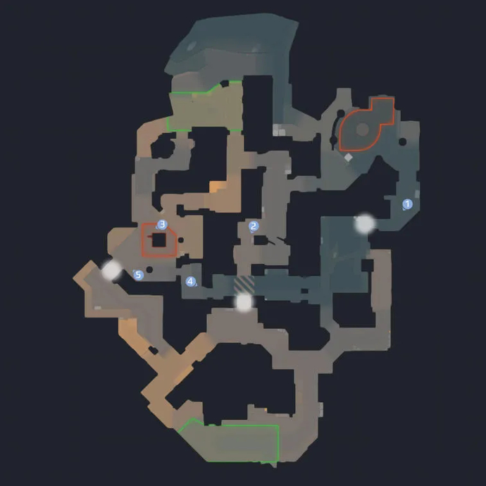 Protegendo um bombsite no mapa Anubis. Photo 1