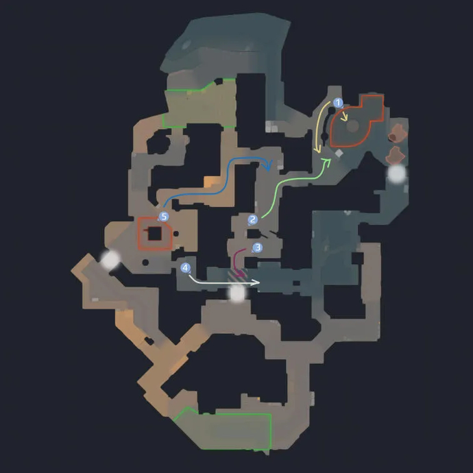 Protegendo um bombsite no mapa Anubis. Photo 4