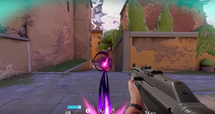 The guide on Reyna — a special duelist who can energize with energy after killing. Photo 1