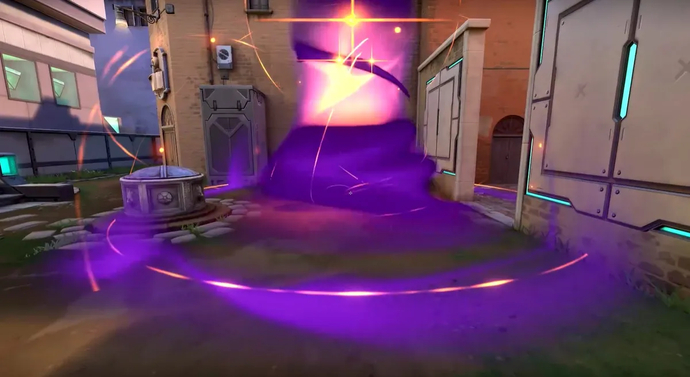 The guide on Astra — a unique agent-controller who can control space and time. Photo 1