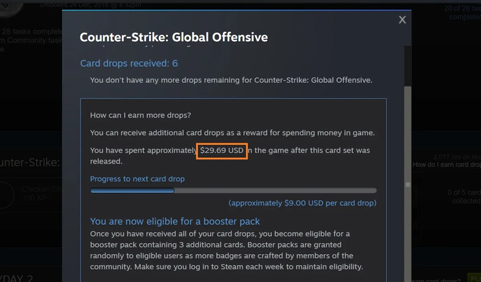 Как узнать, сколько потратил денег в CS:GO? Способ проверить статистику своих трат. Фото 4