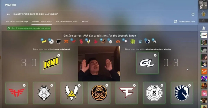 Прогнозы Pick'Em Challenge стадии Legends на BLAST.tv Paris Major 2023 от про-игроков и аналитиков. Фото 1