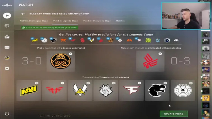 Прогнозы Pick'Em Challenge стадии Legends на BLAST.tv Paris Major 2023 от про-игроков и аналитиков. Фото 3