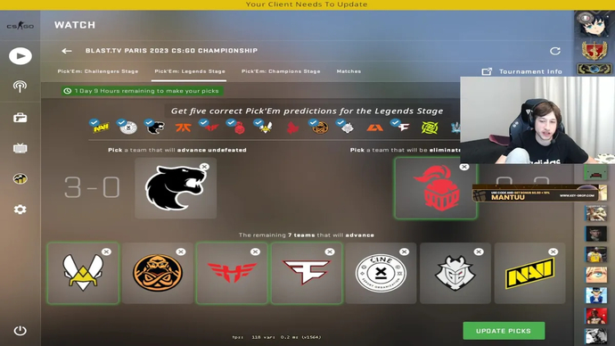 Прогнозы Pick'Em Challenge стадии Legends на BLAST.tv Paris Major 2023 от про-игроков и аналитиков. Фото 10