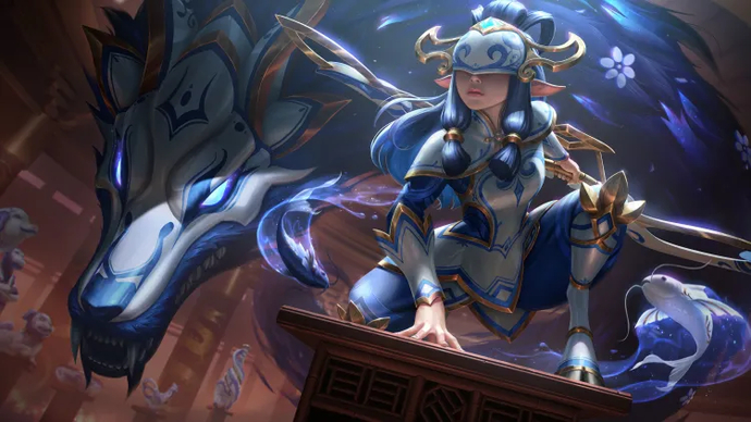 Porcelain Kindred LoL Skin