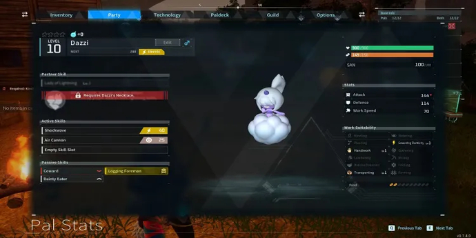 Optimal Pals for Efficient Electricity Generation in Palworld 2