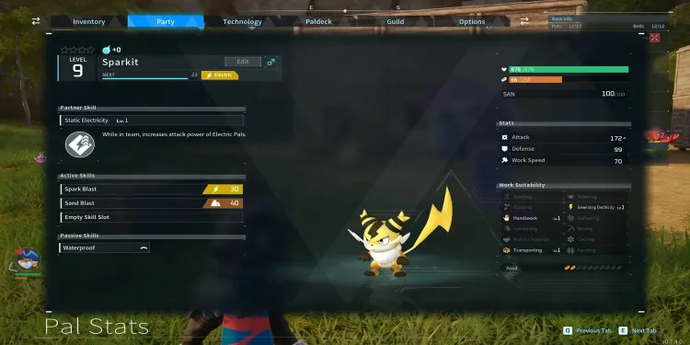 Optimal Pals for Efficient Electricity Generation in Palworld 3