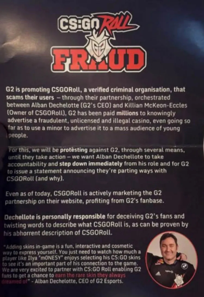 During the G2 Esports vs MOUZ match, a fight broke out on stage! Details are available here 1