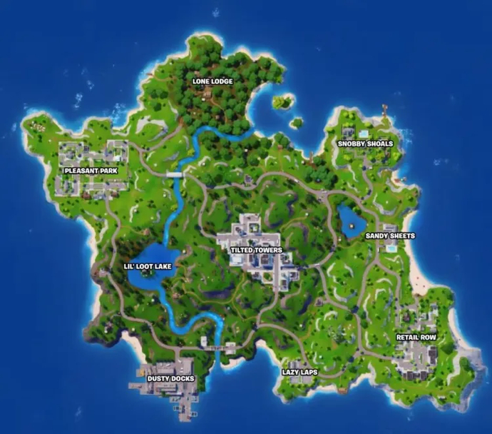 fortnite reload map locations