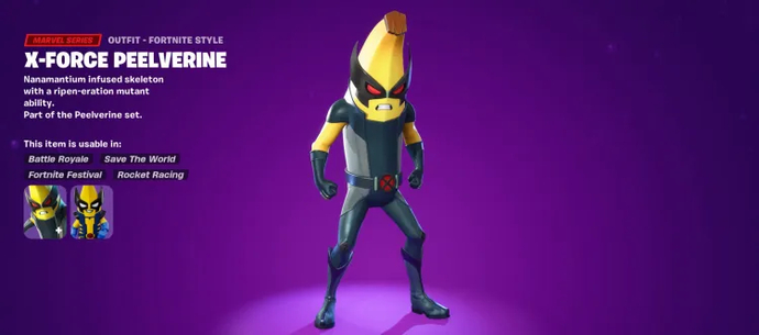 peelvine chapter 5 season 4 skin fornite