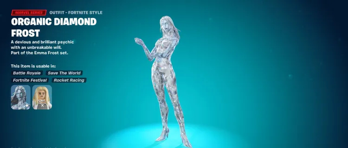 chapter 5 season 4 emma frost skin