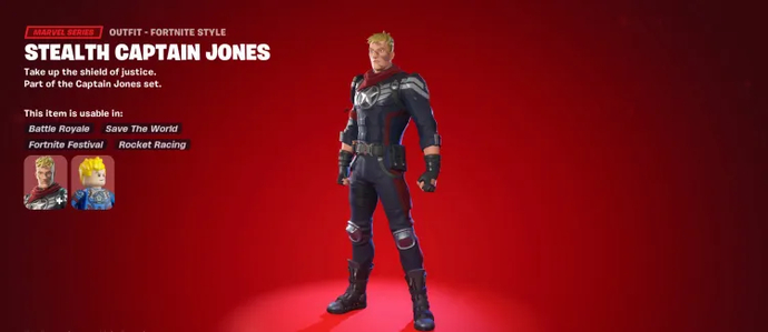stealth captain jonesy skin fortnite