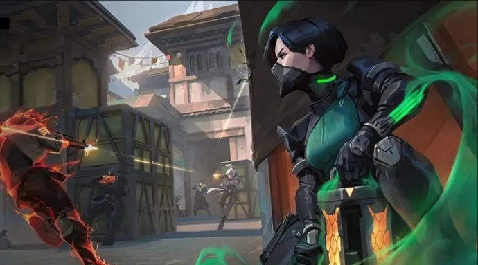 valorant viper in the battle