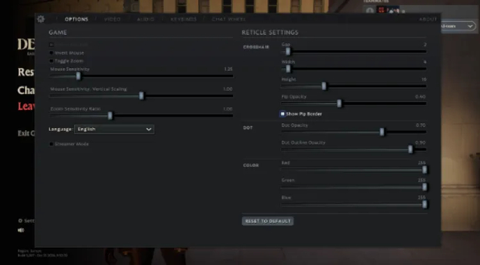 best crosshairs deadlock