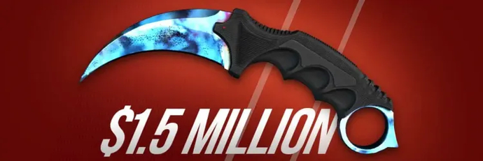 Bluegem expensive knife