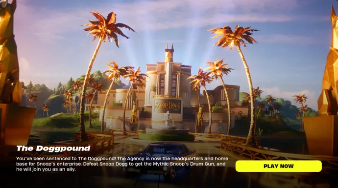 The Doggpound location in Fortnite Remix 2024