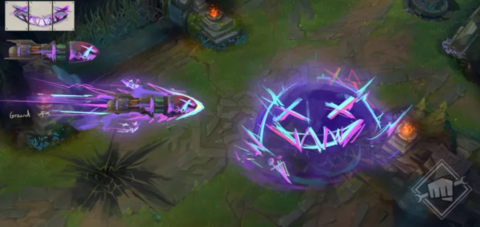League of Legend Exalted Skin Fractured Jinx