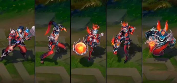 T1 Worlds 2023 Skins Chromas