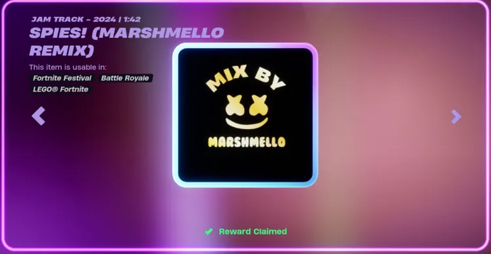 Fortnite Music Pass Season 6 Rewards